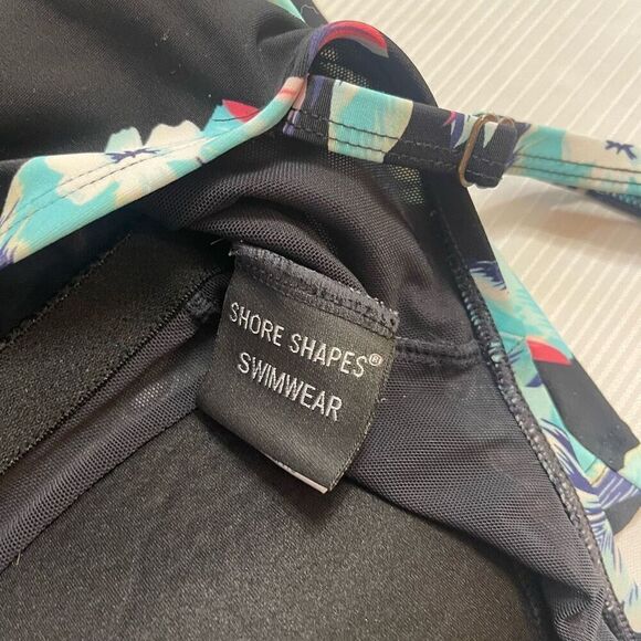 Shore Shapes One Piece Swimsuit Bathing Suit Size 12 - Picture 6 of 8
